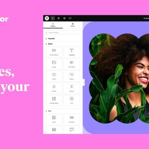 Design a beautiful website using elementor and fix issues