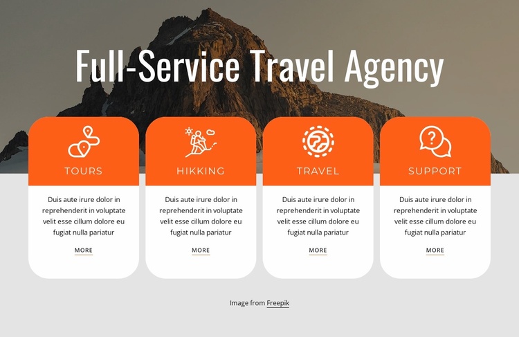 Travel Agency Website Service