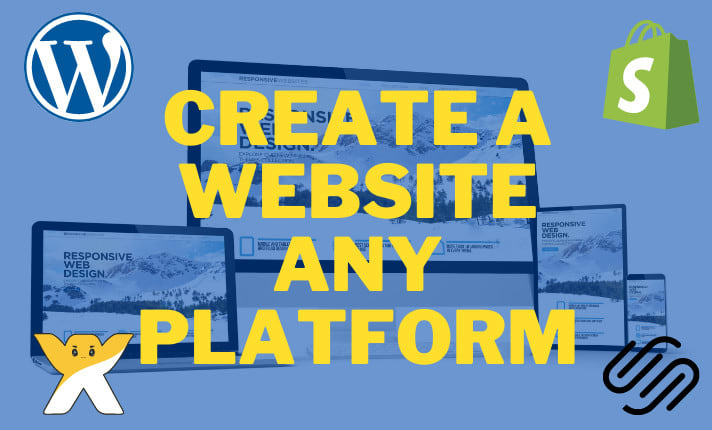 Design or redesign your website on any platform